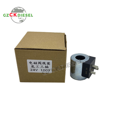 24V / 12V ID 18MM สูง 40MM โซเลนอยด์วาลล์โค้ลสําหรับ LG6225/6060/215 Excavator