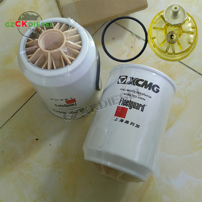 XCMG FLEETGUARD ไส้กรองน้ำมันเชื้อเพลิง / ตัวแยกน้ำและสิ่งสกปรก 53C0576 FS36231 สำหรับรถตักล้อยาง LIUGONG CLG 856 850 835